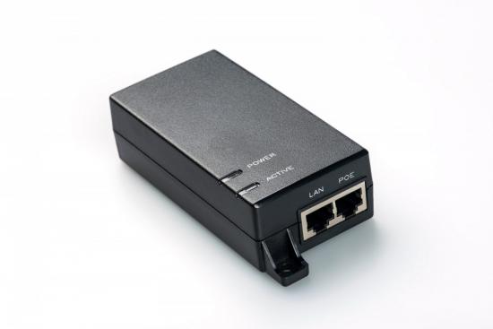 Zasilacz/Adapter PoE 802.3af, max. 48V 15.4W Gigabit 10/100/1000Mbps, aktywny Zasilacz/Adapter PoE 802.3af, max. 48V 15.4W Gigabit 10/100/1000Mbps, aktywny